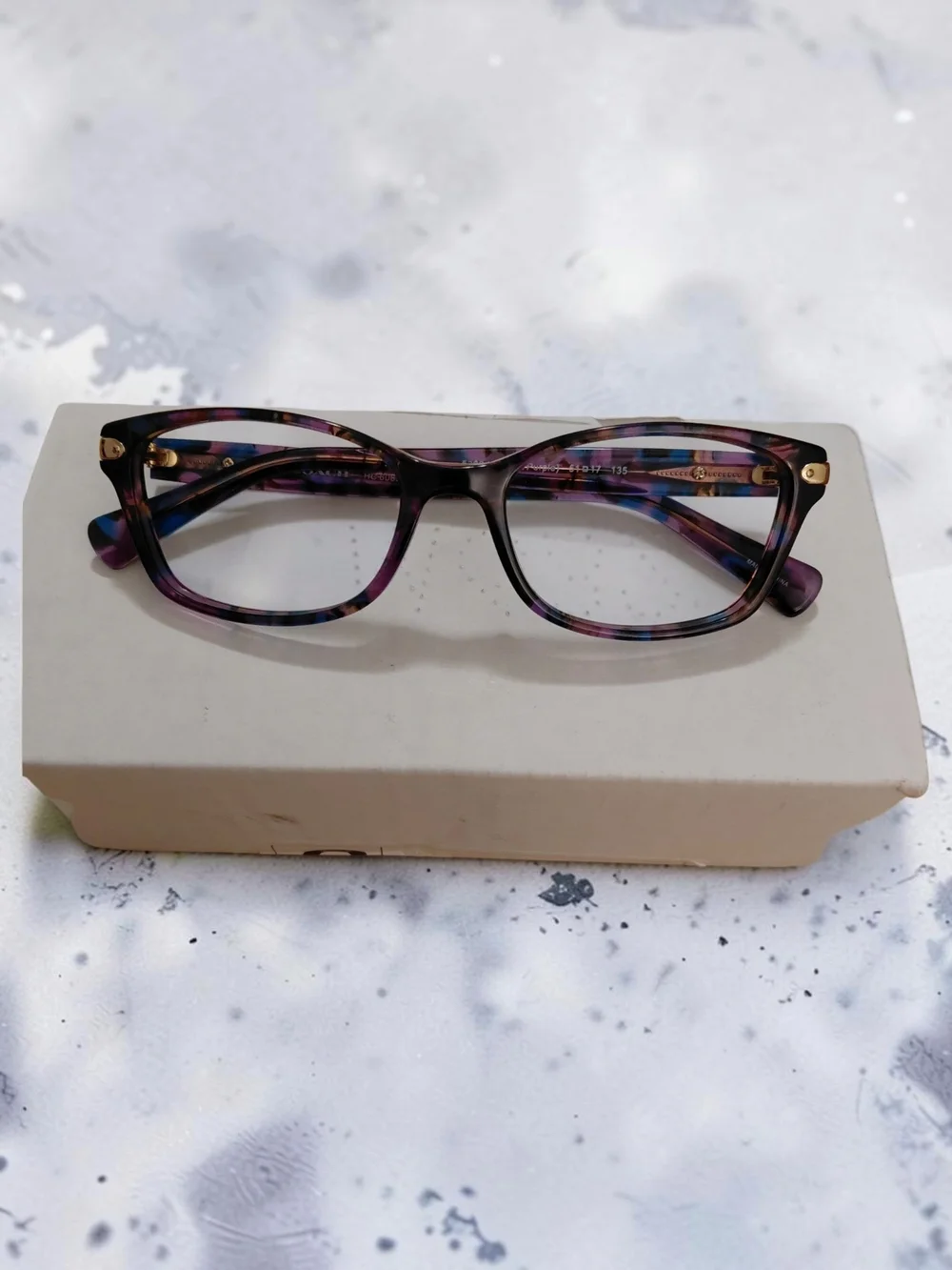 Coach Purple Tortoiseshell Women's Eyeglass Frame 6065